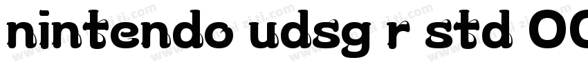 nintendo udsg r std 003 B字体转换